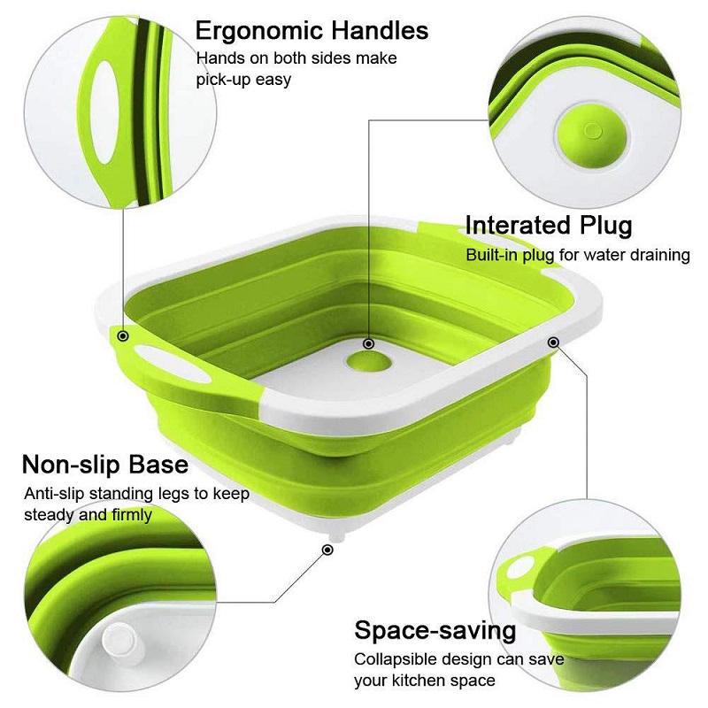 Табла за сецкање со сад на преклопување - Image 4