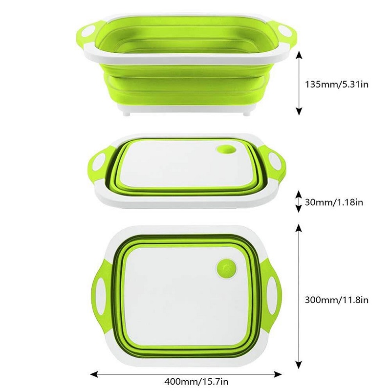 Табла за сецкање со сад на преклопување - Image 3