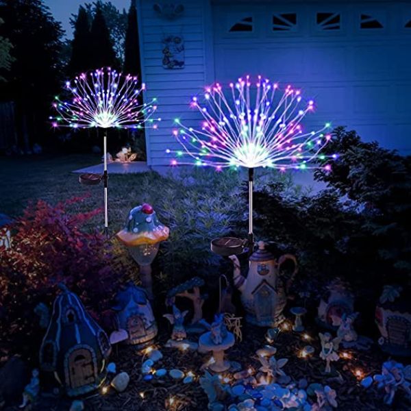 Декоративно соларно LED дрво - 2 парчиња - Image 4