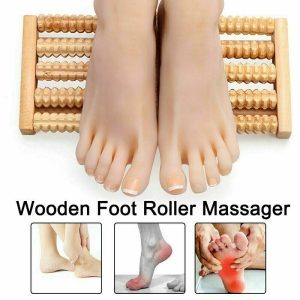 Дрвен масажер – ролер за стапала