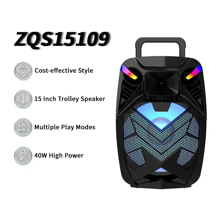 Безжичен караоке звучник 15 ” ZQS15109 - Image 3