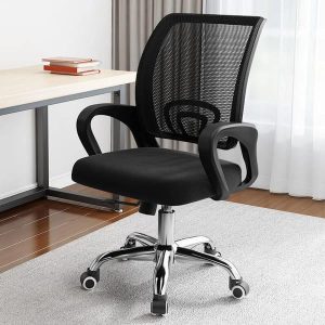 Канцелариска столица со мрежест наслон