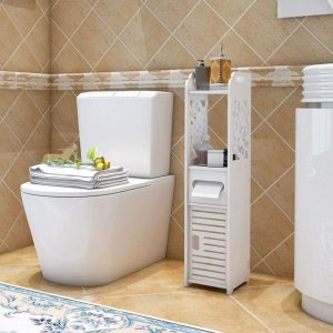 Тоалетна витрина - полица за во бања