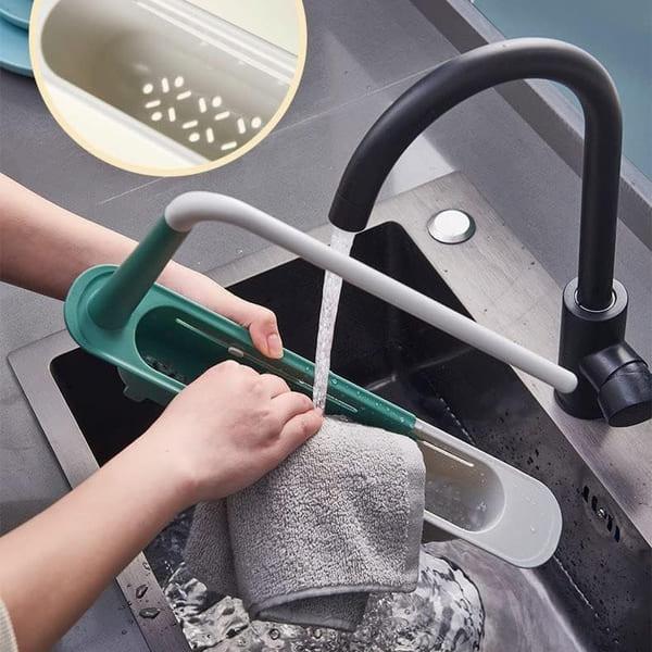 Цедилник за кујнски мијалник со држач за крпа - Image 6