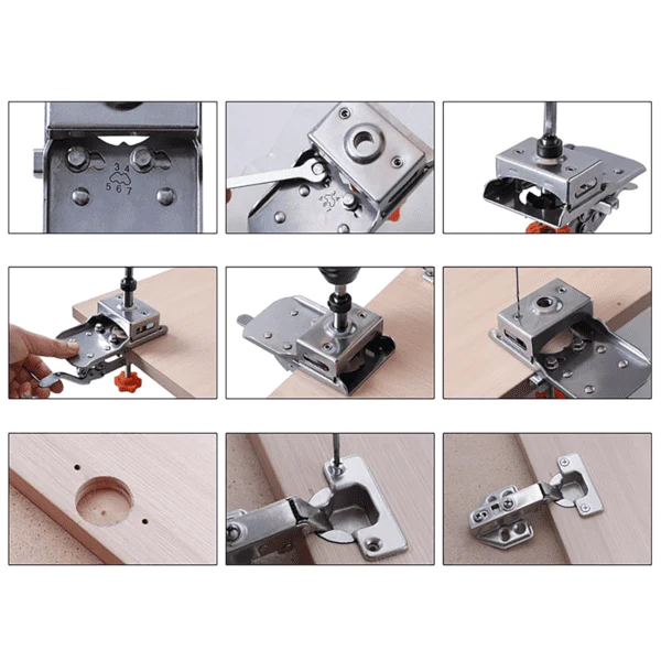 Дупчалка за правење отвори за шарки на врати - Image 4