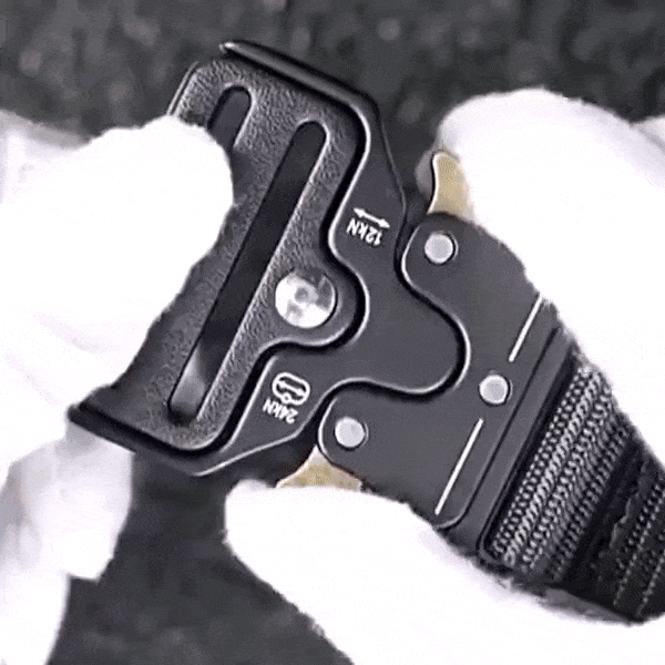 Тактички каиш со метална тока - Image 2