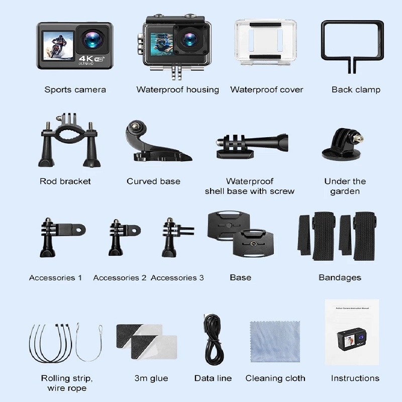 Спортска 4К Ultra HD камера, 20 MP - Image 15