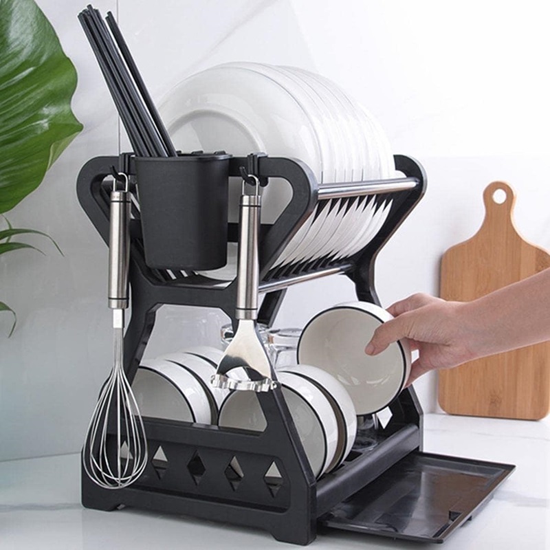 Пластичен цедилник за садови на две нивоа - Image 2