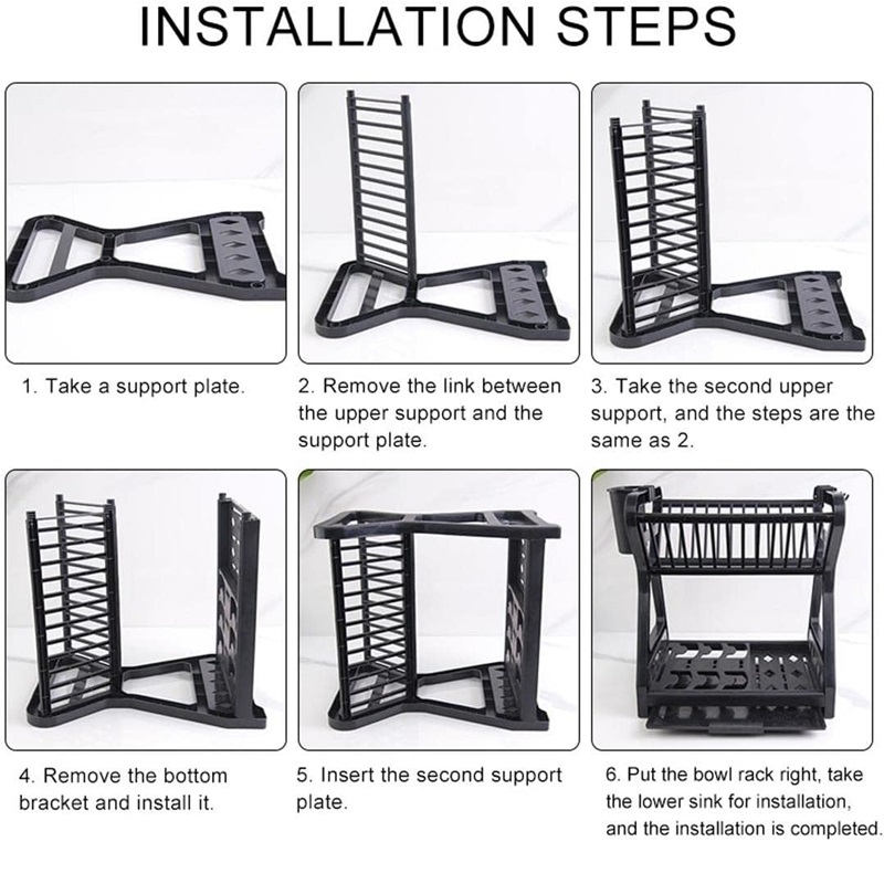 Пластичен цедилник за садови на две нивоа - Image 7