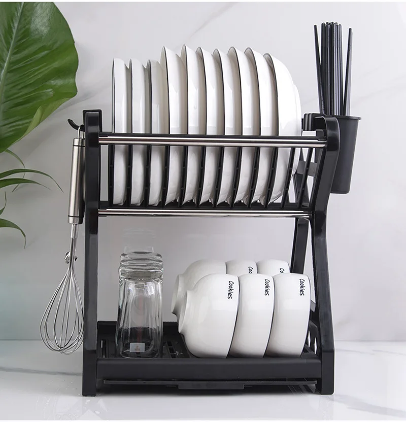 Пластичен цедилник за садови на две нивоа - Image 5