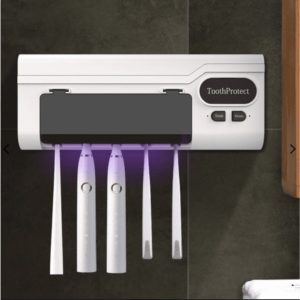 Стерилизарот и држач на четки за заби