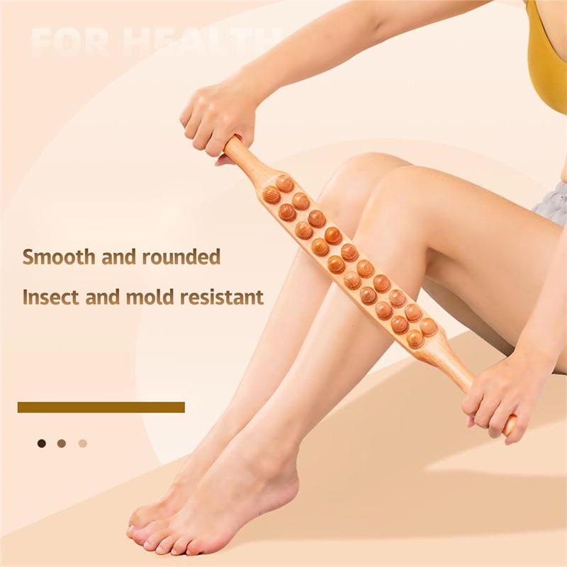 Дрвен ролер за лимфна дренажа и против целулит - Image 3