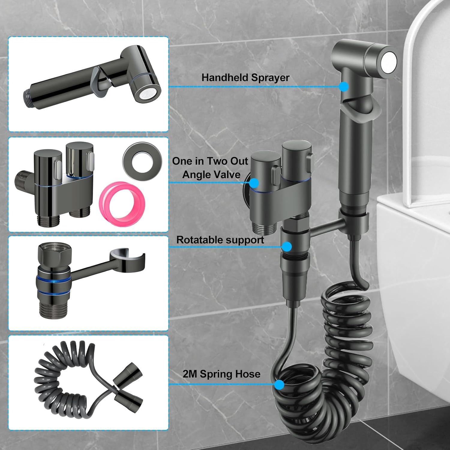 Рачен биде туш за тоалетна школка - Image 3