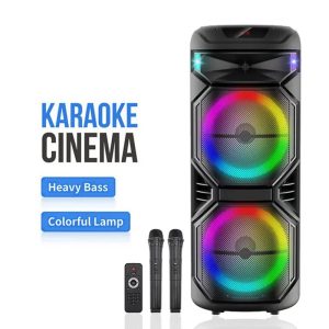 Безжичен караоке звучник 2 x 15″ - GY-1515