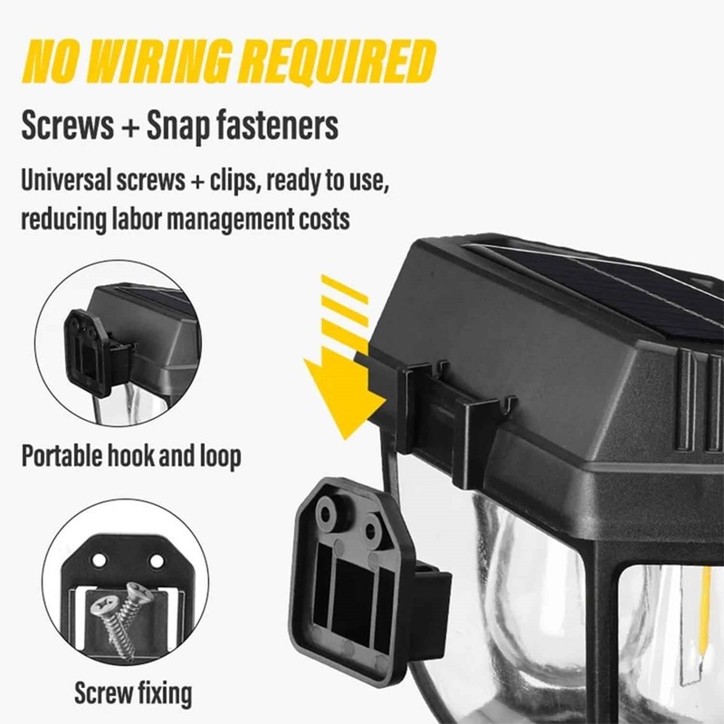 Соларна ретро светилка - Image 4