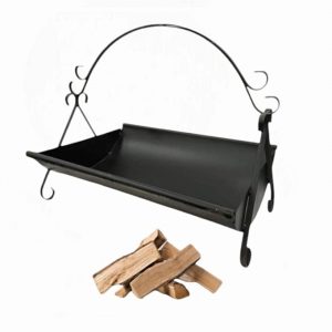 Метална корпа за дрва