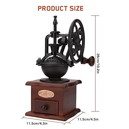 Рачна мелница за кафе со ретро дизајн - Image 9