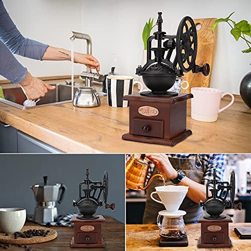 Рачна мелница за кафе со ретро дизајн - Image 8