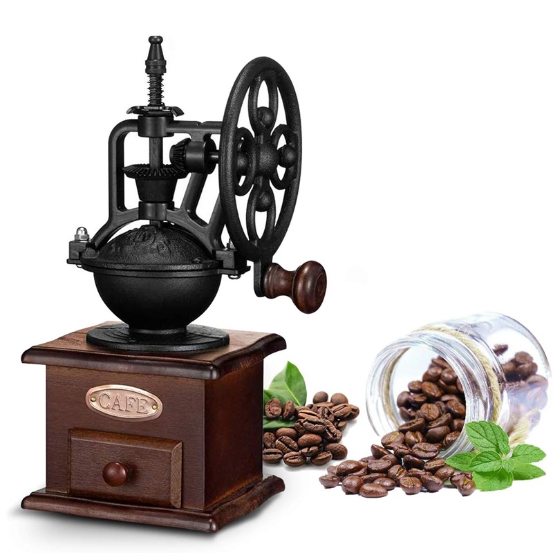 Рачна мелница за кафе со ретро дизајн