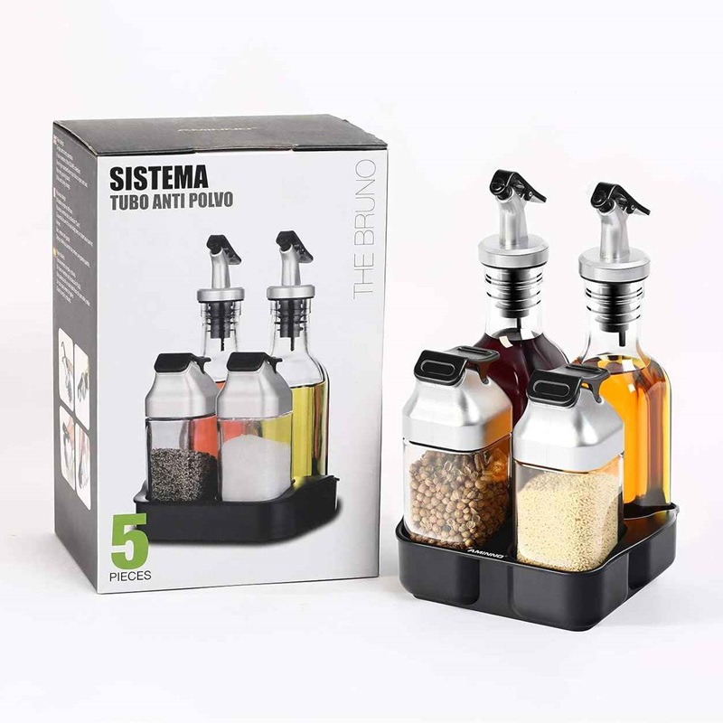 Сет дозери за зачини (масло, оцет, сол, бибер) - Image 4