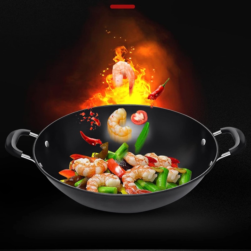 Железна вок тава со нелеплив слој – 47цм - Image 4