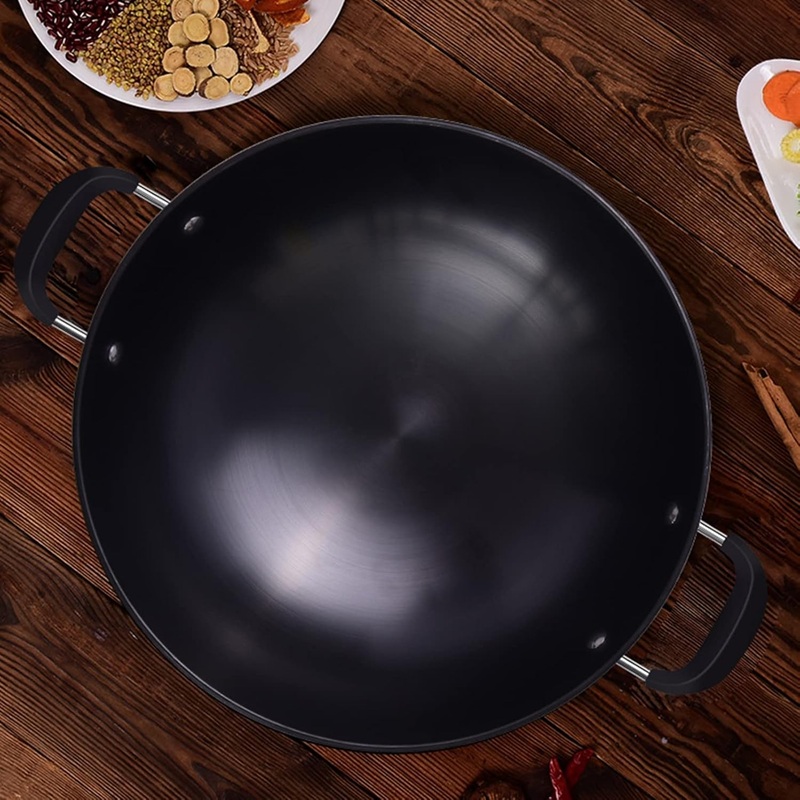 Железна вок тава со нелеплив слој – 47цм - Image 6