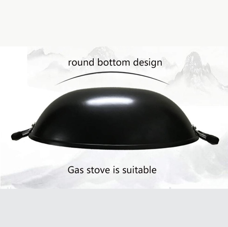 Железна вок тава со нелеплив слој – 47цм - Image 9