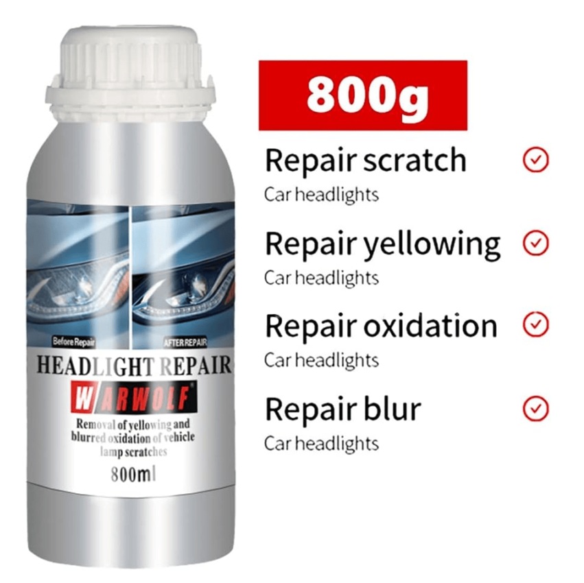 Течност за полимеризација на фарови за автомобил 800мл - Image 3