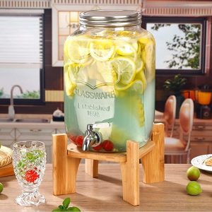 Стаклен сад - дозер за пијалоци 4 литри