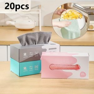 Сет од 20 микрофибер крпи 20x20 cm