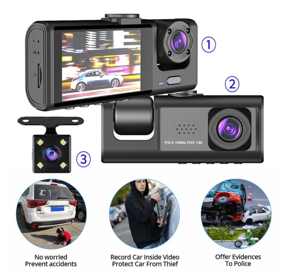 Двојна HD камера за во автомобил - Image 8