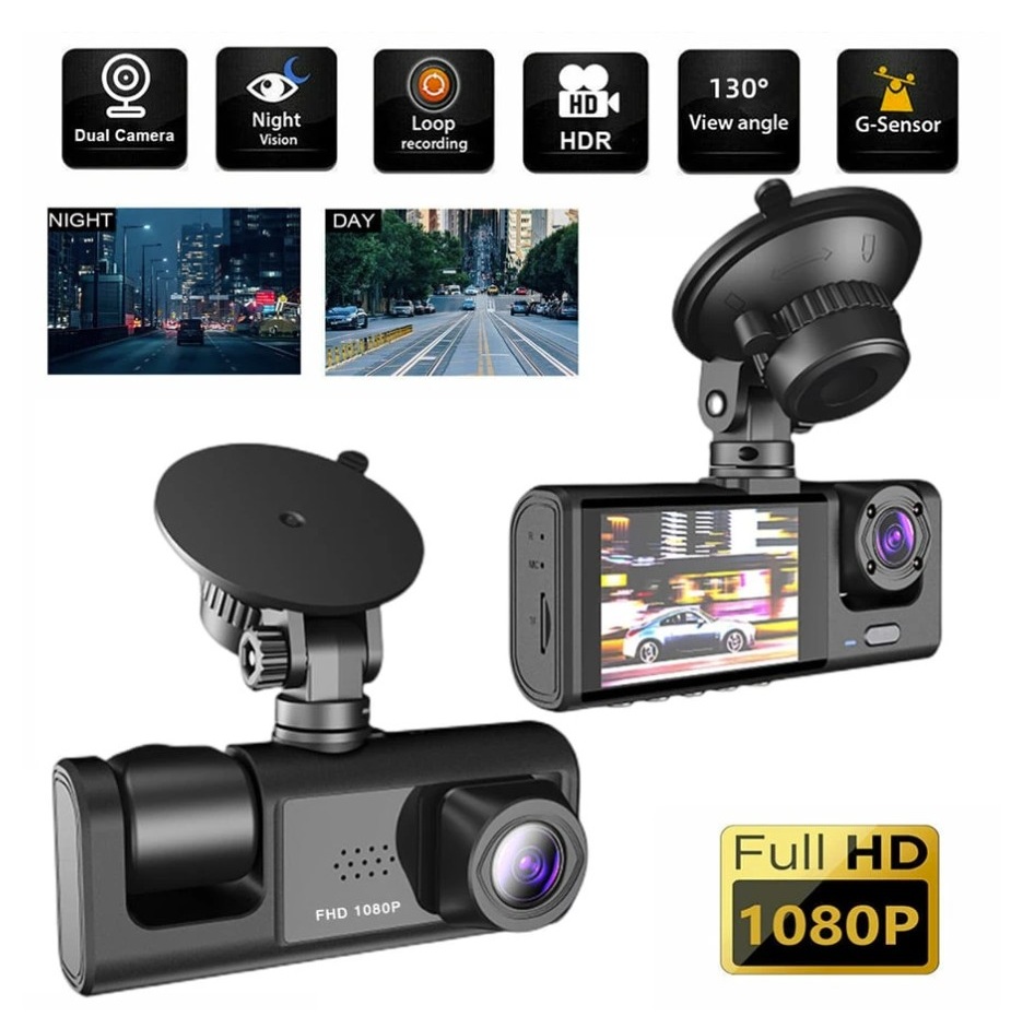 Двојна HD камера за во автомобил