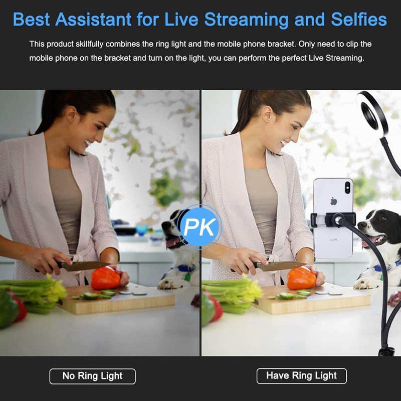 Држач за телефон и светло за фотографирање - Image 4
