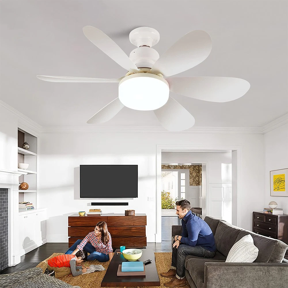 Тавански вентилатор со LED светла + далечински контролер - Image 2