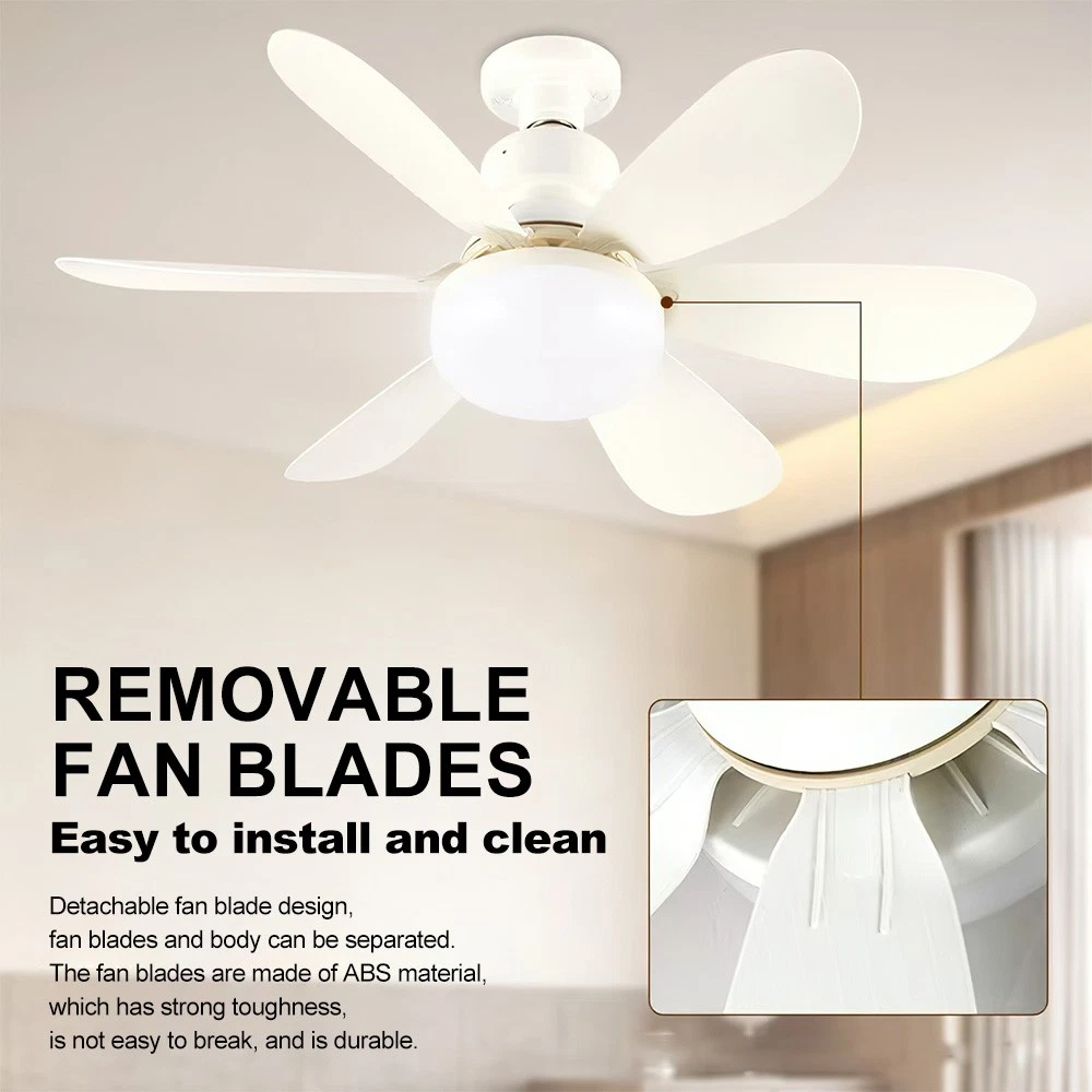 Тавански вентилатор со LED светла + далечински контролер - Image 3