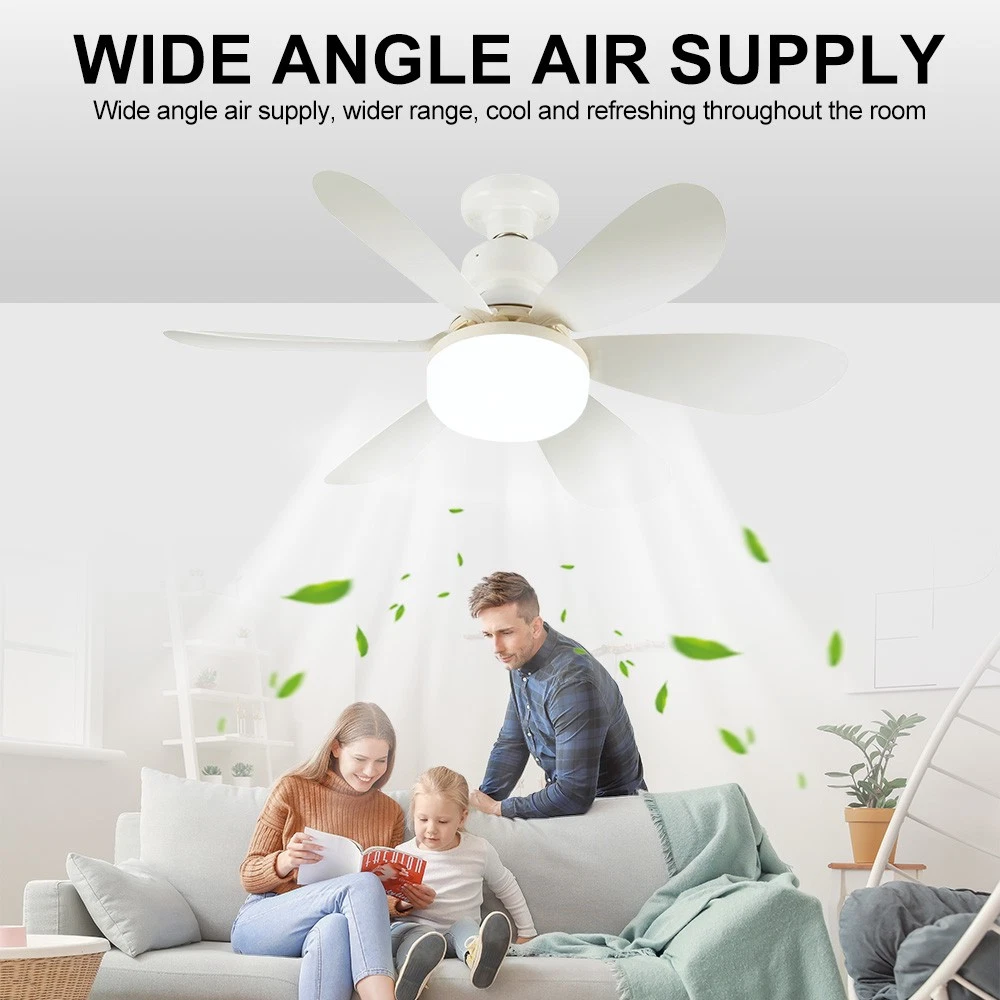 Тавански вентилатор со LED светла + далечински контролер - Image 4