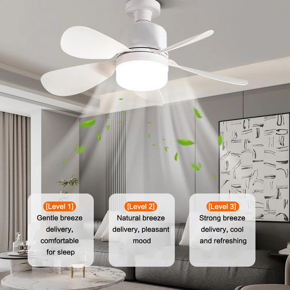 Тавански вентилатор со LED светла + далечински контролер - Image 6