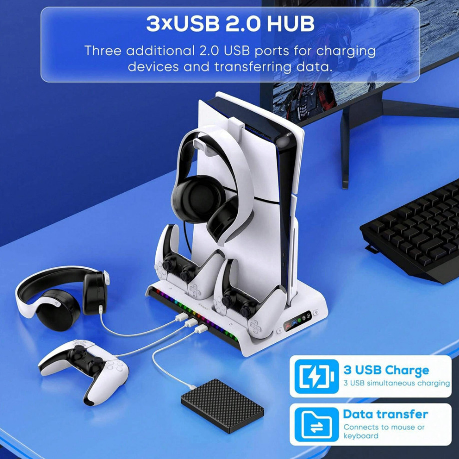 Станица за полнење и ладење на PS5 - Image 23