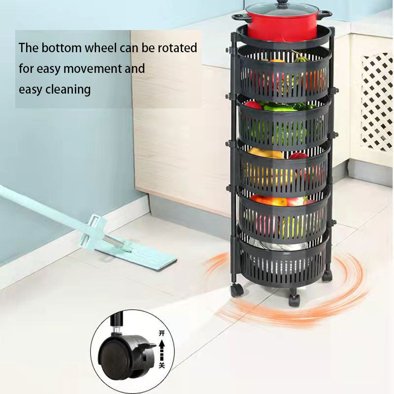 Пластична полица на 5 нивоа – кружна - Image 6