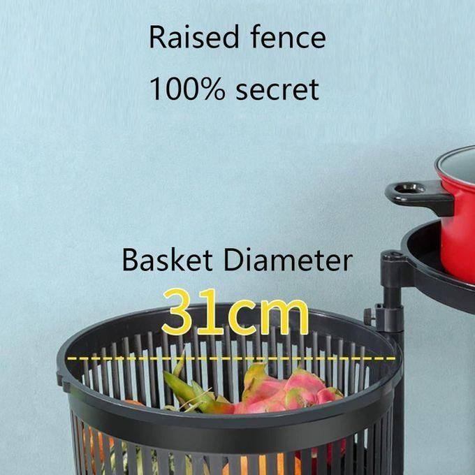 Пластична полица на 5 нивоа – кружна - Image 8