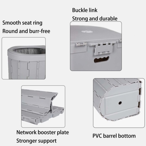 Преклопен тоалет за кампување - Image 6