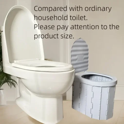 Преклопен тоалет за кампување - Image 2