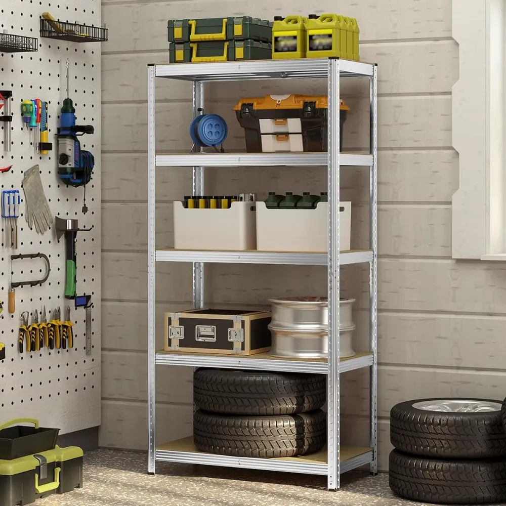 Метална складишна полица - 5 нивоа