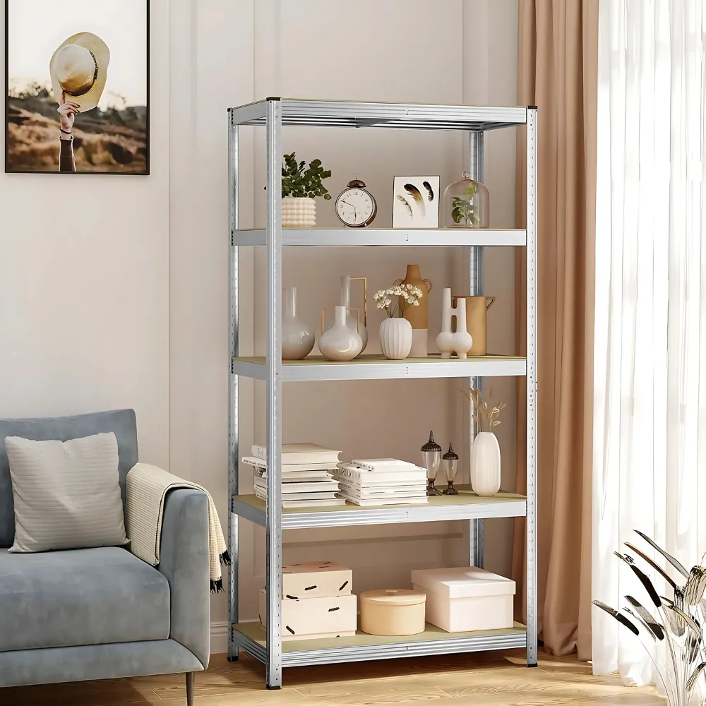 Метална складишна полица - 5 нивоа - Image 5