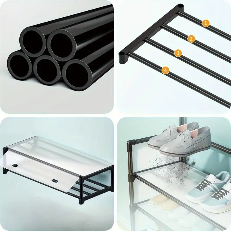 Закачалка со полици за чевли (со капак) - Image 6