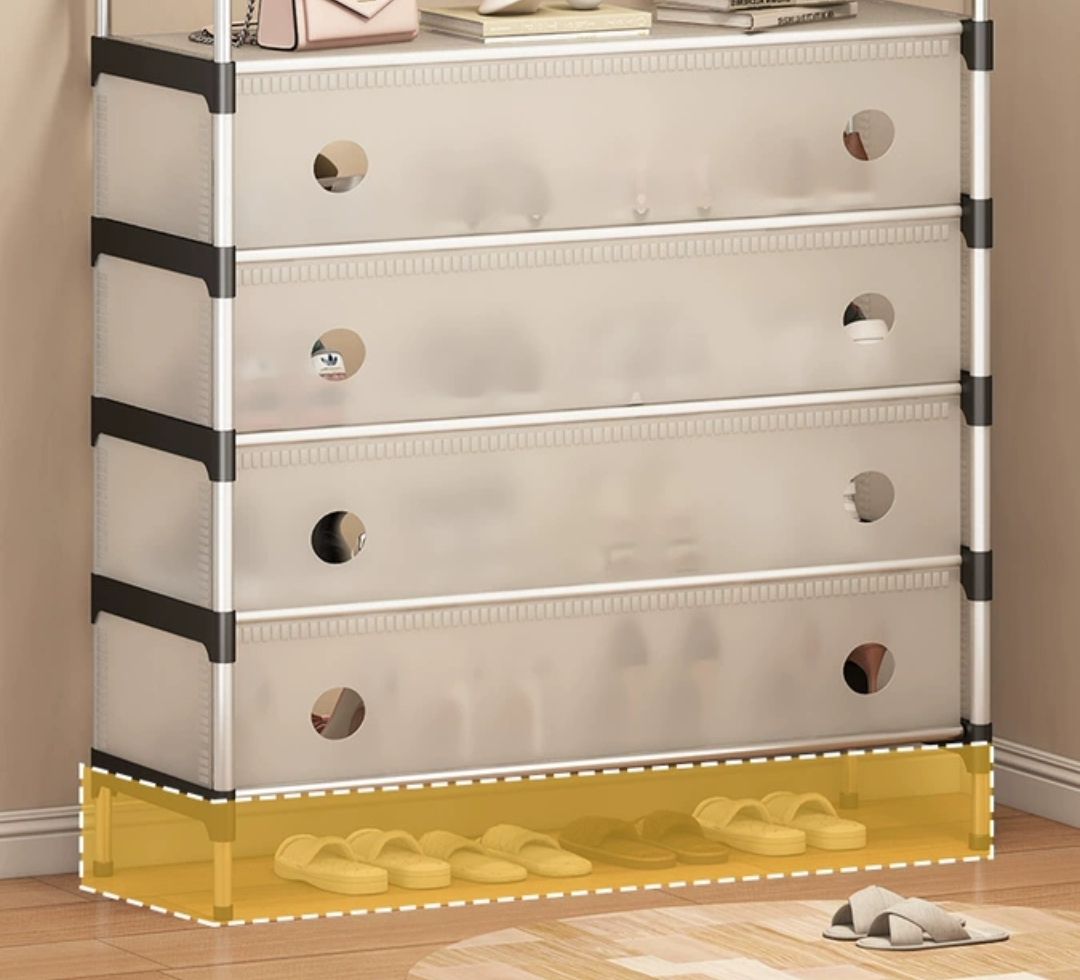 Закачалка со полици за чевли (со капак) - Image 5