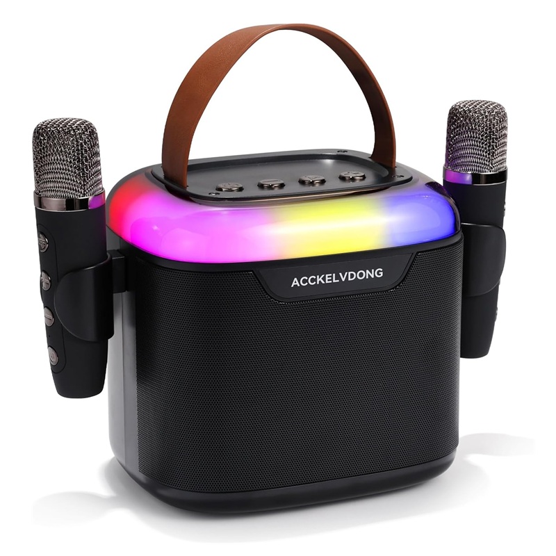 Караоке звучник со два микрофони