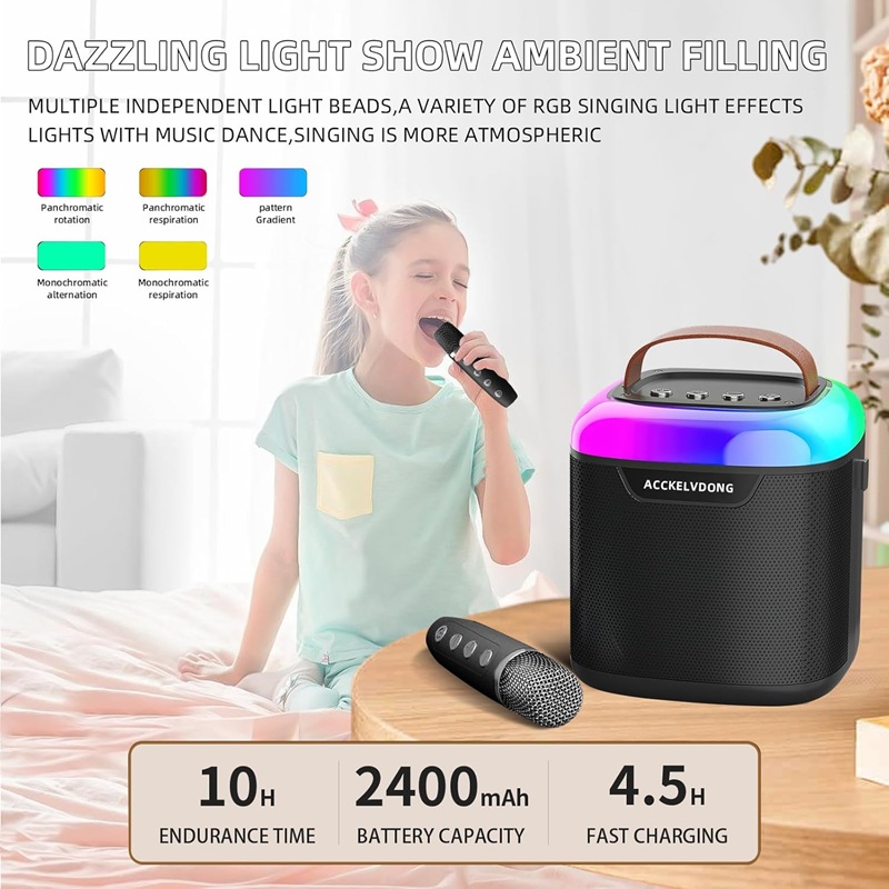 Караоке звучник со два микрофони - Image 5