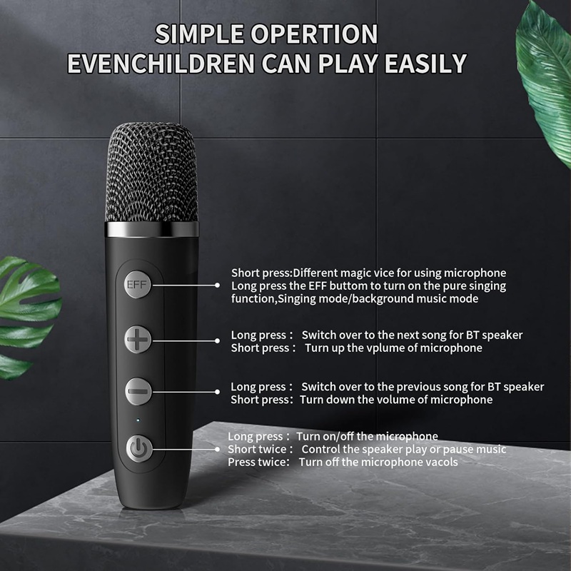 Караоке звучник со два микрофони - Image 6