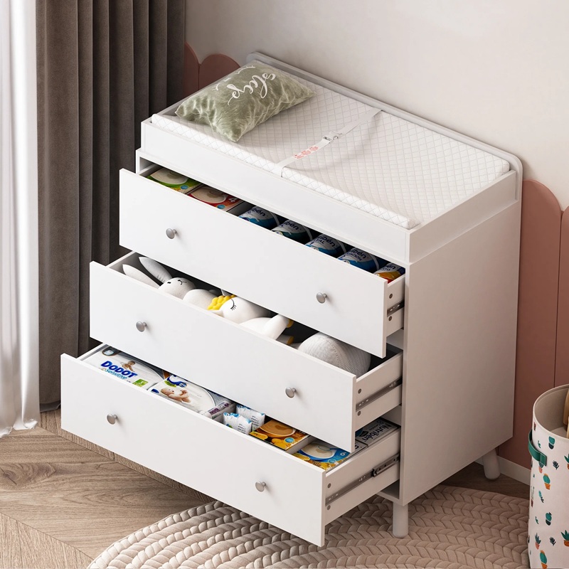 Маса за пресоблекување бебиња со 3 фиоки - Image 5